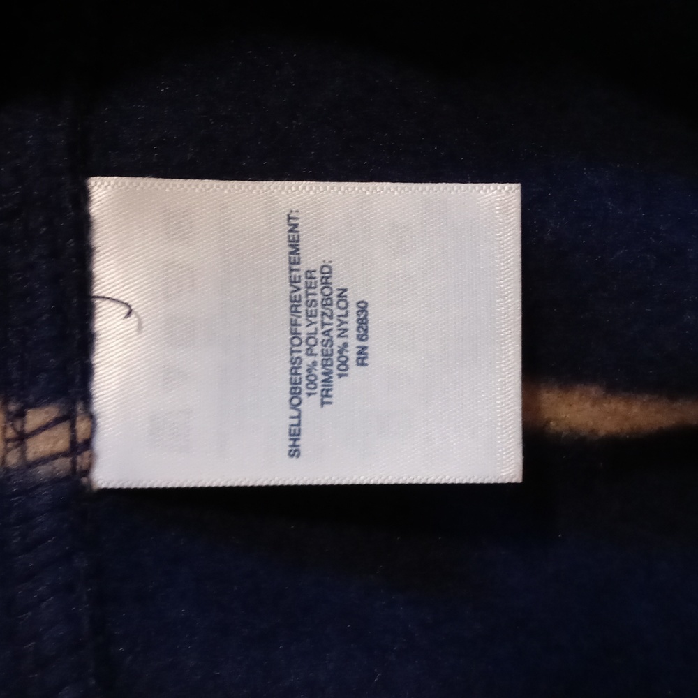 💙Land's End💙 - Multicolor Rugby Striped Quarter Button Pullover - Picture 6 of 10